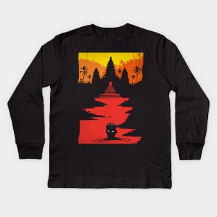 Apocalypse Jungle Kids Long Sleeve T-Shirt